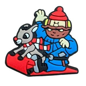 Yukon Cornelius & Rudolph the Red-Nosed Reindeer Croc Charm
